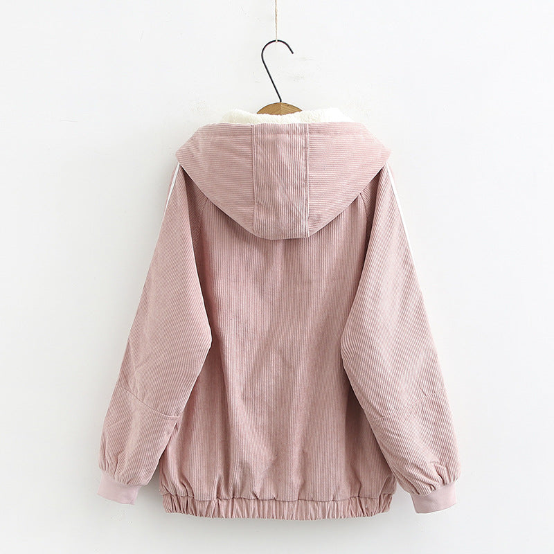 The New Fat MM Was Thin And Velvet Corduroy Corduroy Jacket