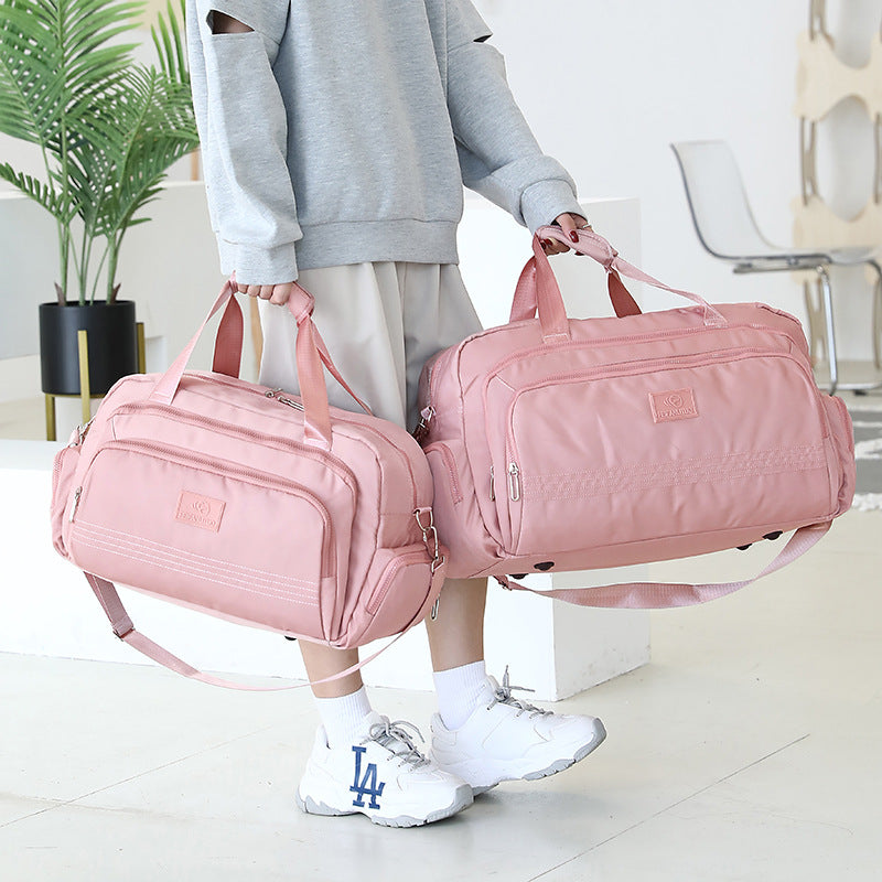 Large Capacity Oxford Cloth Travel Sports Fitness Tote Bag