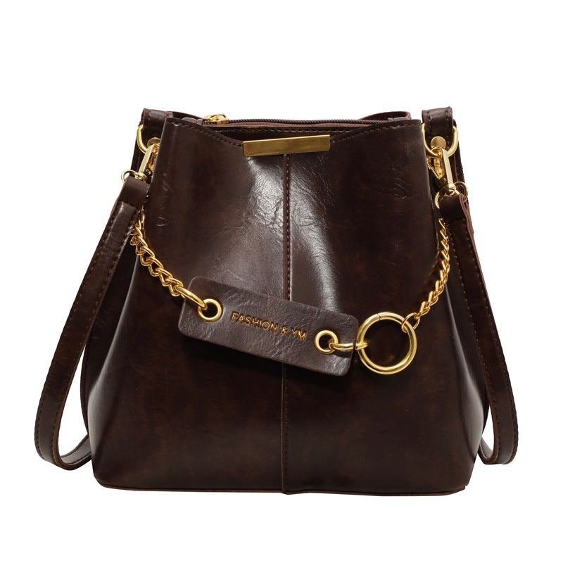 Large Capacity Shoulder Bag Wide Shoulder Strap Crossbody