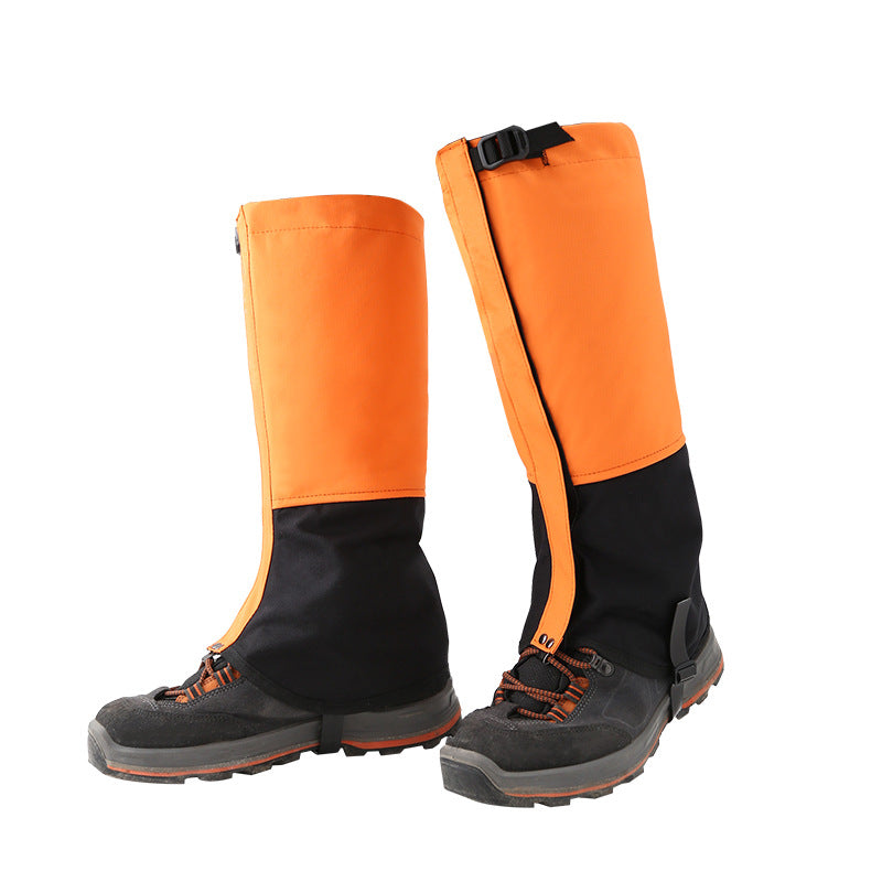 Outdoor Hiking With Plush Snow Cover