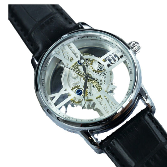 New Hollowed-out See-through Industrial-mechanical-style Sports Watch For Men