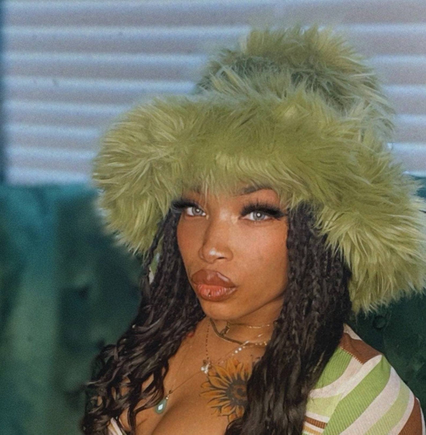 New Style Women's Big Head And Small Hat