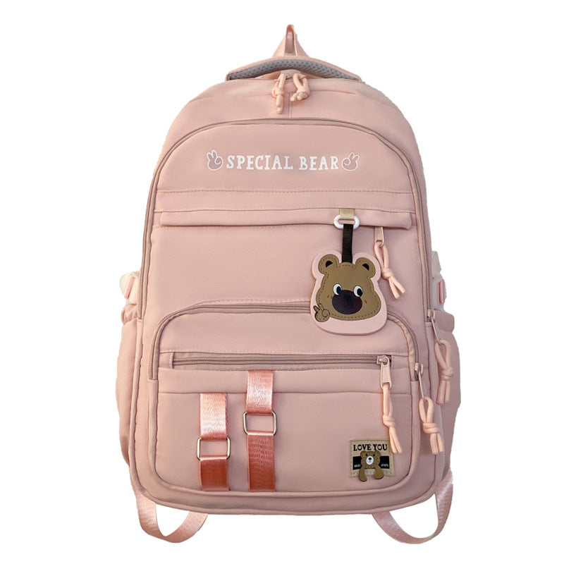 Student Large Capacity Schoolbag Portable Burden Alleviation Backpack