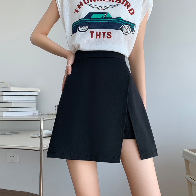 Black Skirt High Waist Slimming