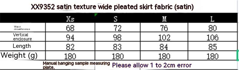 Long Sleeve Tie-dyed Loose Shirt Silk Satin Pleated Suit Women