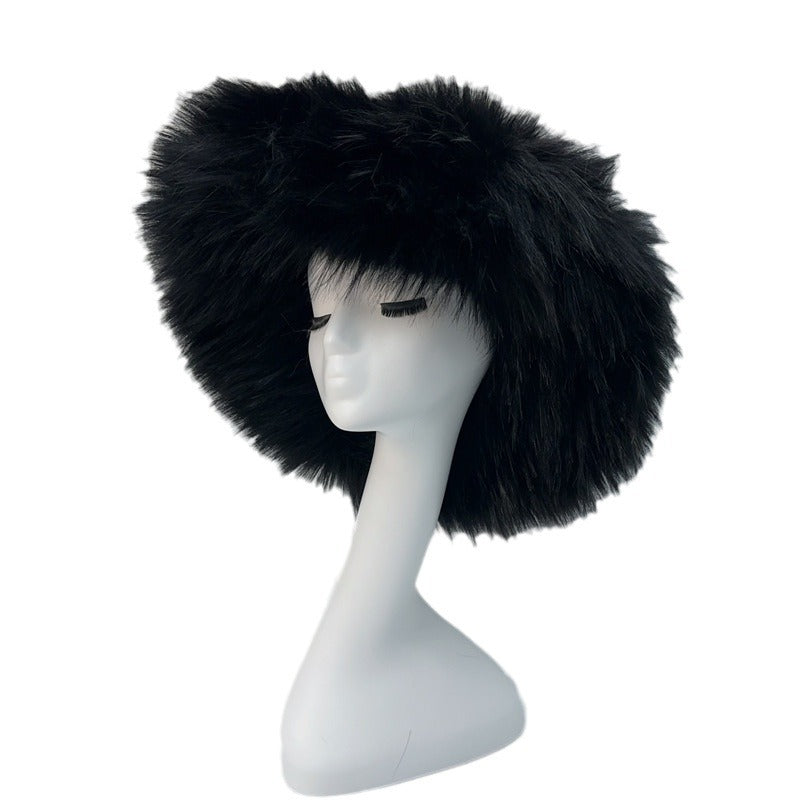 Fashionable All-match Raccoon Fur Hat