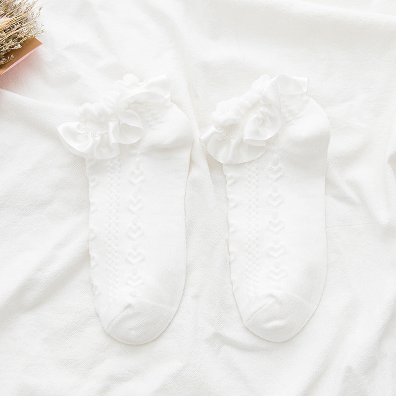Women's Summer Thin Pure Cotton Cute Socks