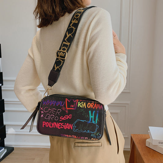 Autumn Fashion Broadband Shoulder Bag Ins Slung