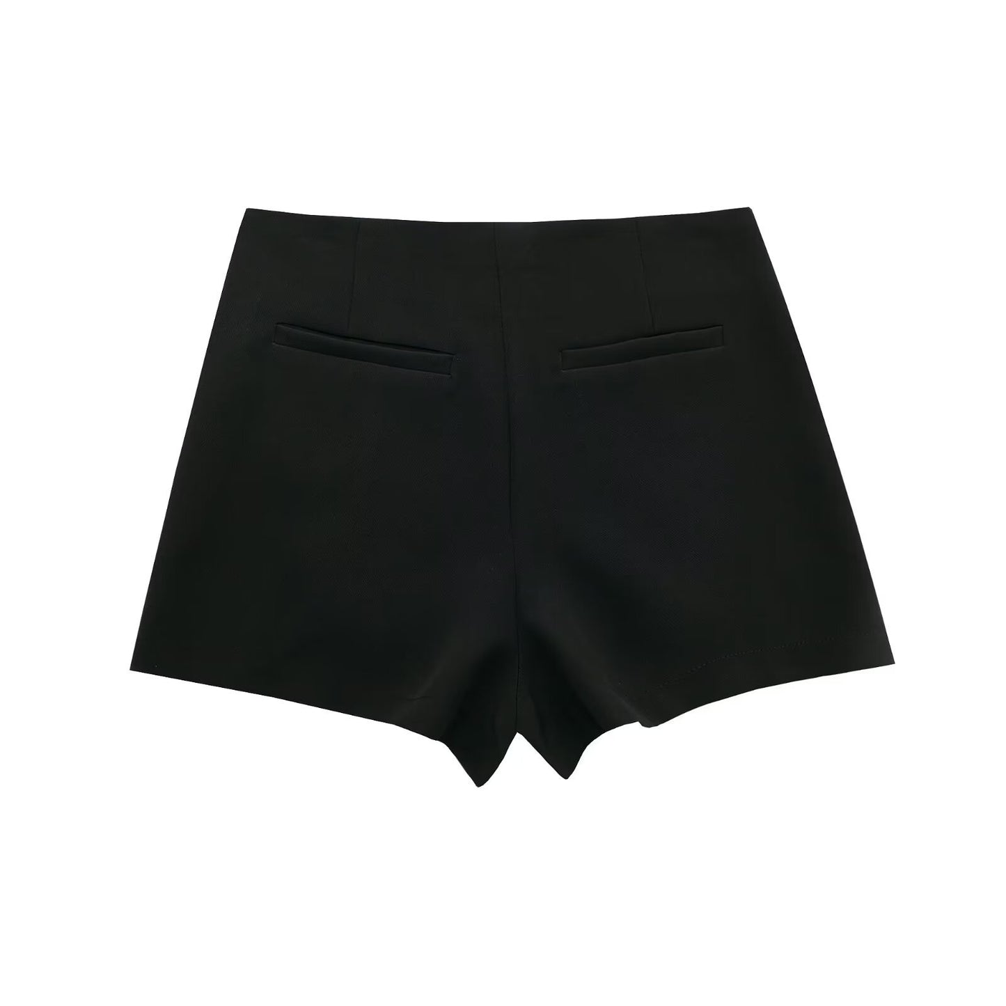 Women's High Waist Asymmetric Short Pantskirt