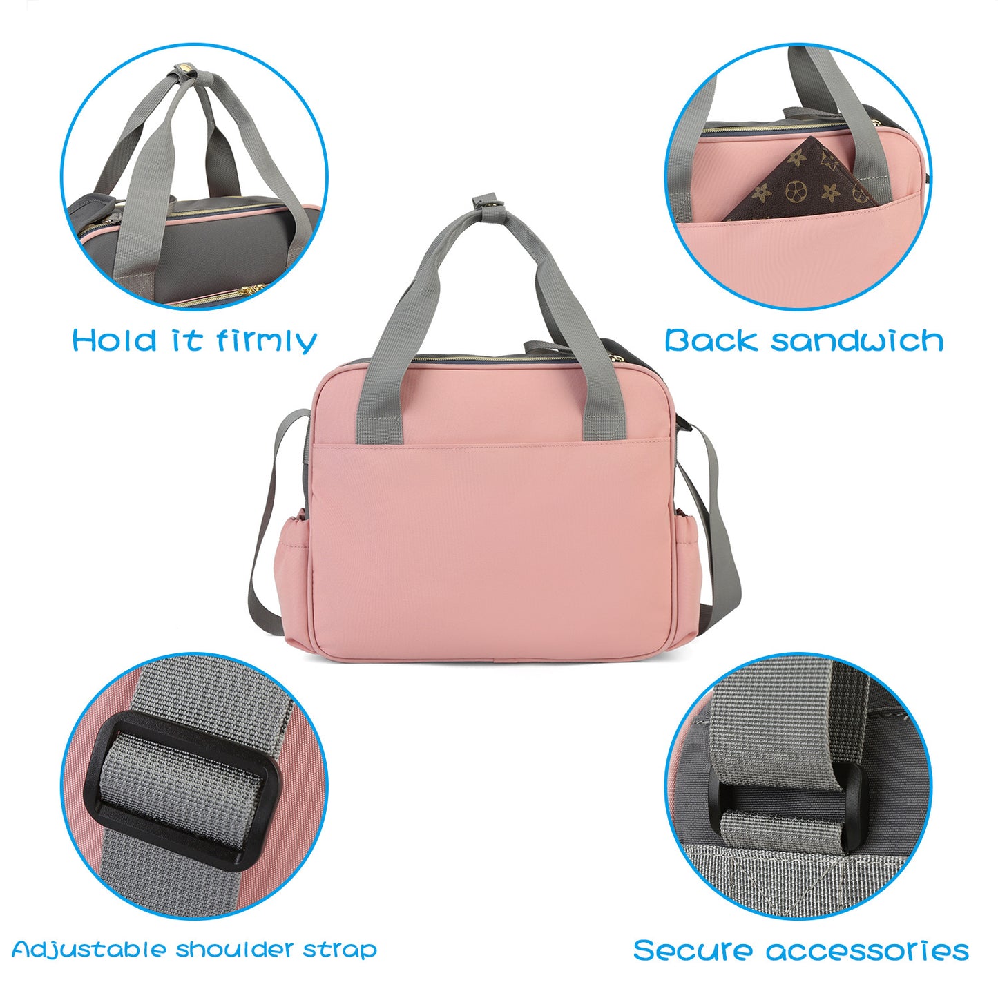 Fashionable Large Capacity Waterproof One-shoulder Diagonal Mummy Bag