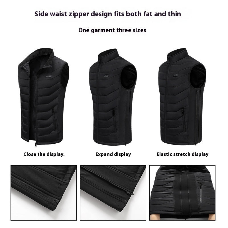 Carbon Fiber Electric Heating Safety Constant Temperature Heating Vest