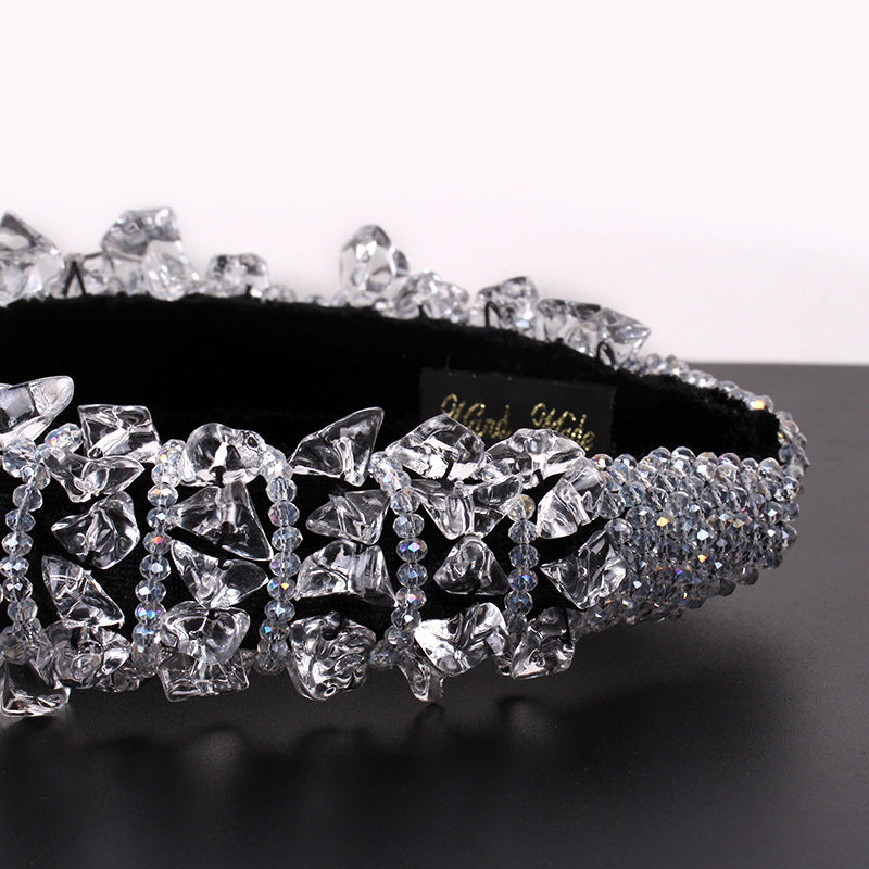 Europe And America Baroque Sponge Hairband Hair Accessories