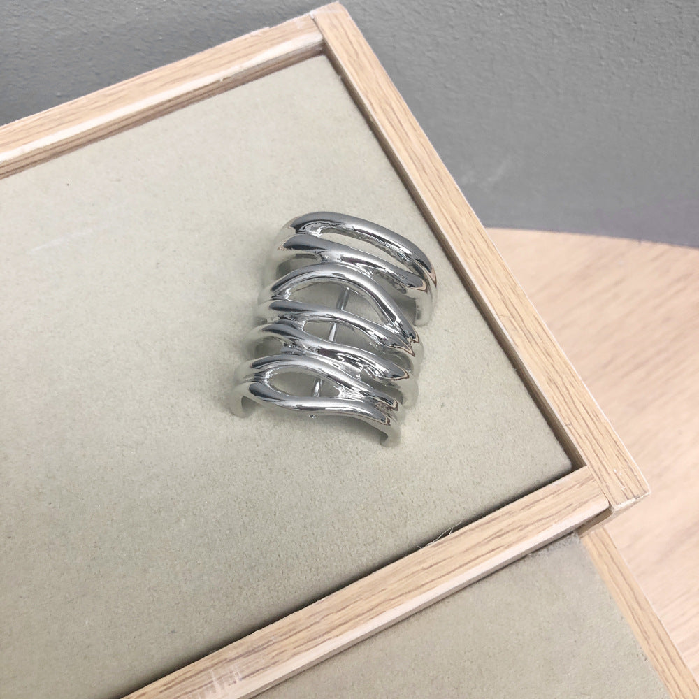 Cold Wind Ponytail U-shaped Barrettes Metal