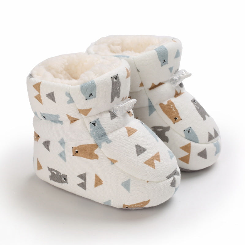 Winter Cartoon Casual Anti-drop Baby Shoes