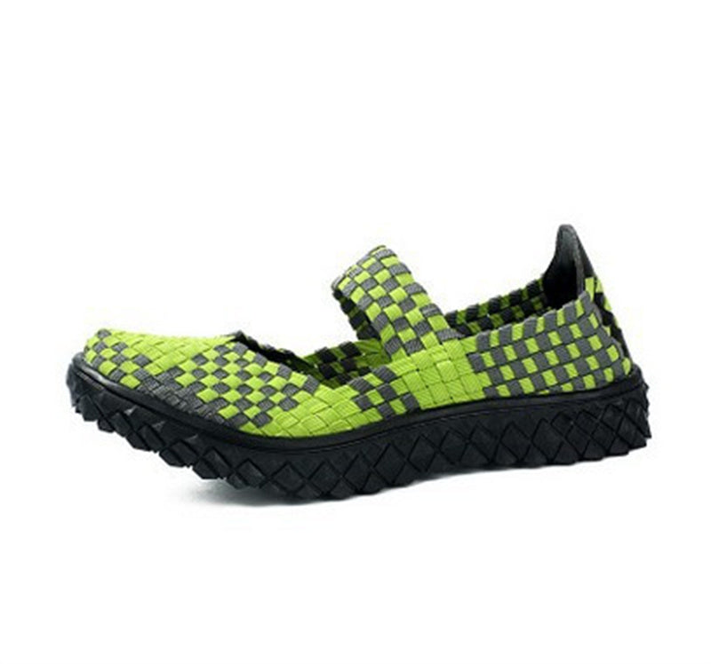 Women's Fashionable Casual And Versatile Hand-woven Shoes