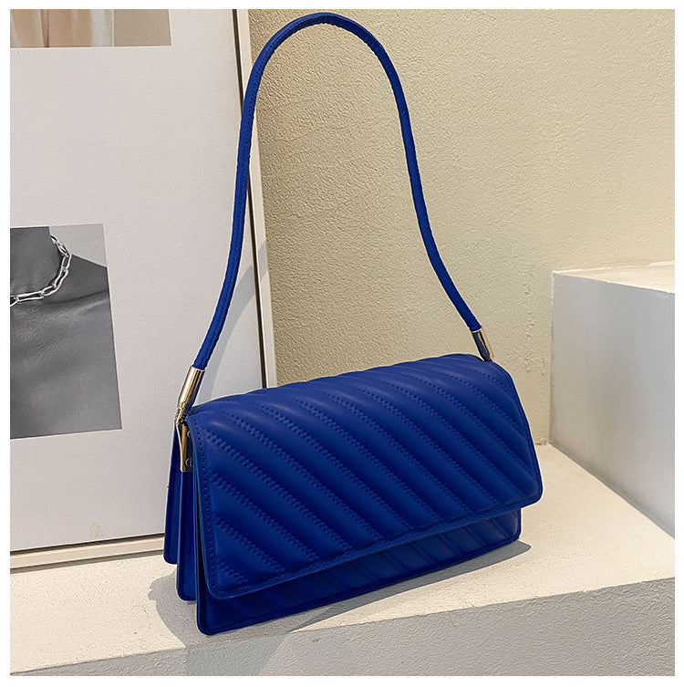 Retro Women's Fashion Embroidery Thread Shoulder Small Square Bag