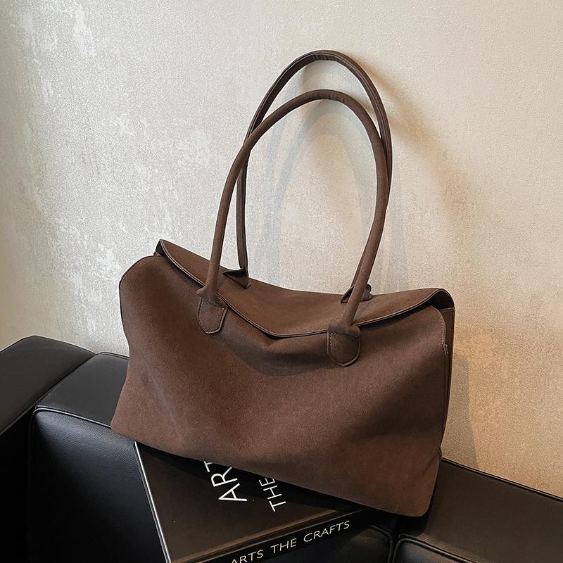 Autumn And Winter Vintage Suede Large Capacity Bag