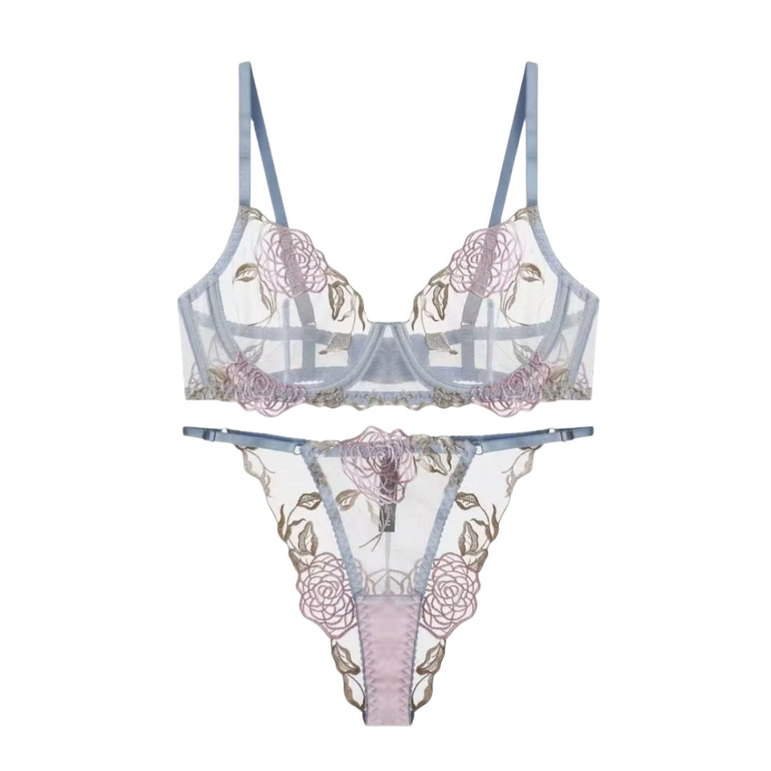 New Rose-embroidered Bra That Makes A Larger Bust Look Smaller For Women