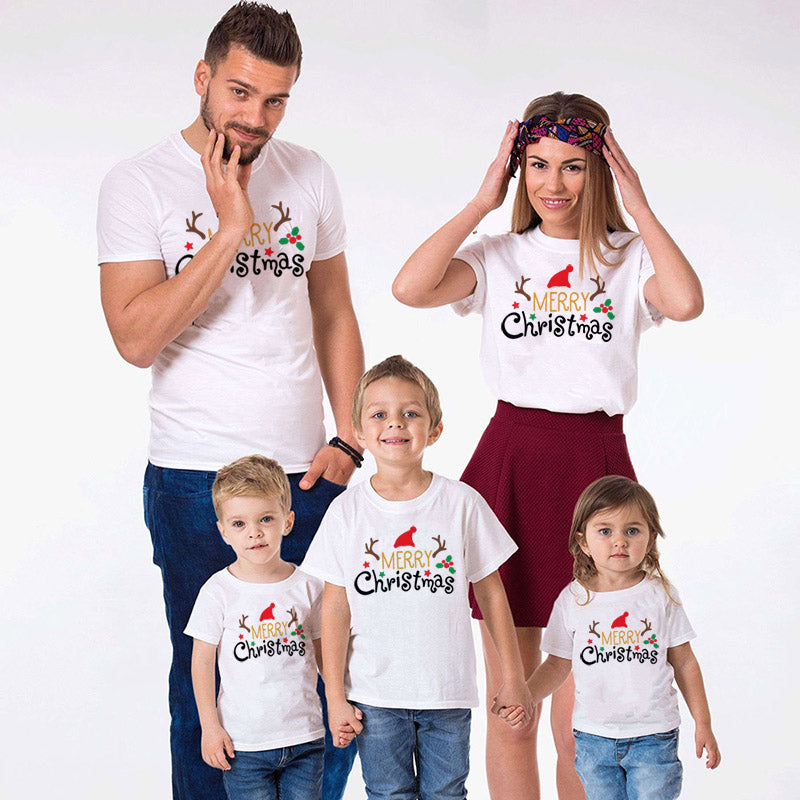 Christmas T-shirt Parent-child Outfit