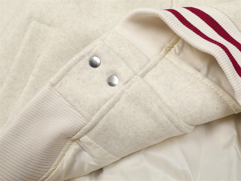 American High Street Baseball Uniform Jacket Men Fashion Brands Embroidery