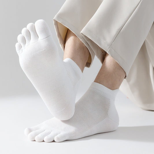 Unisex Summer Thin Mesh Five-toe Socks