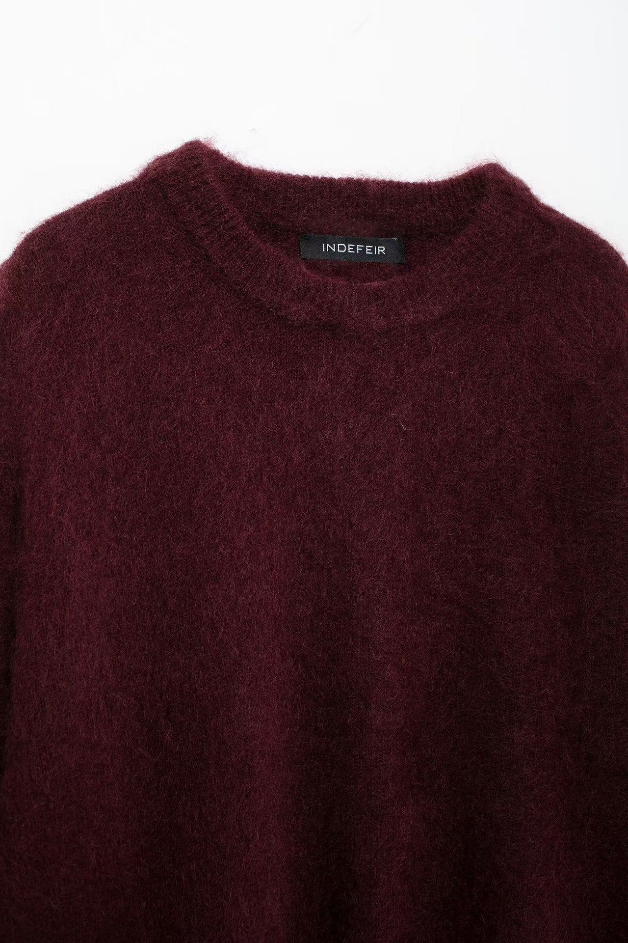 Women's Clothing Large Profile Mohair Blending Pullover Sweater