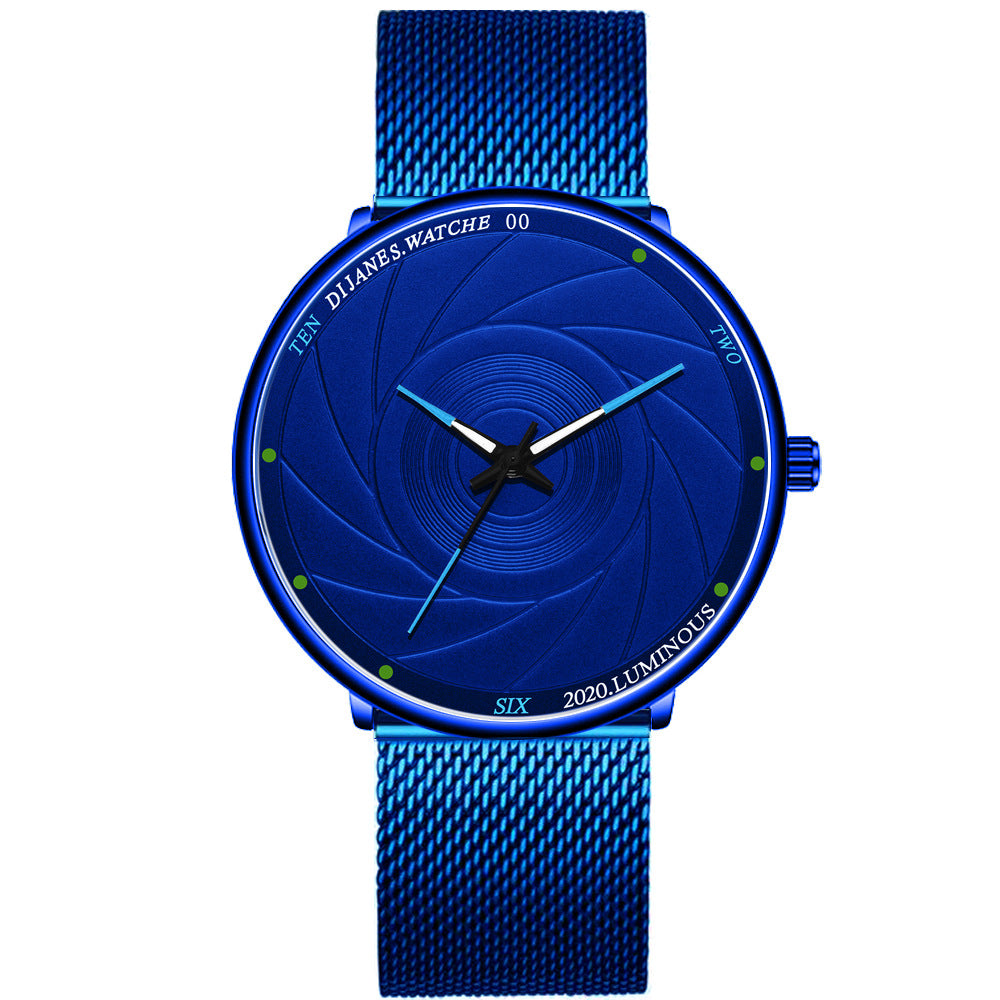 Fashion Luminous Men's Mesh Strap Watch