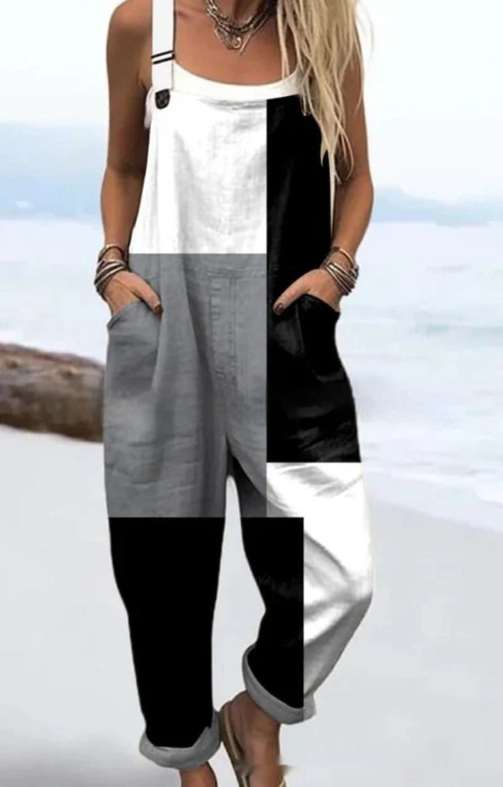 Women's Summer Digital 3D Printing Casual Suspenders