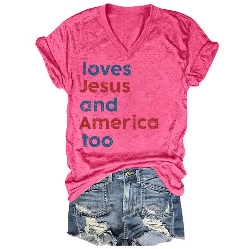 Trade Casual All-match Short-sleeved Women's Blouse