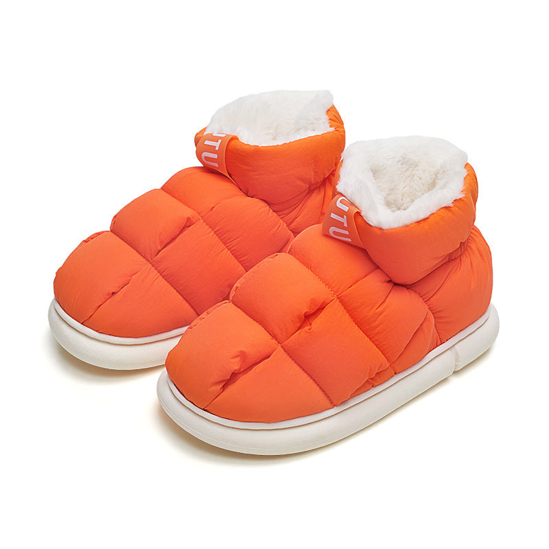 Heel-wrapping Winter Household Non-slip Soft Bottom Shit Feeling Bread Shoes