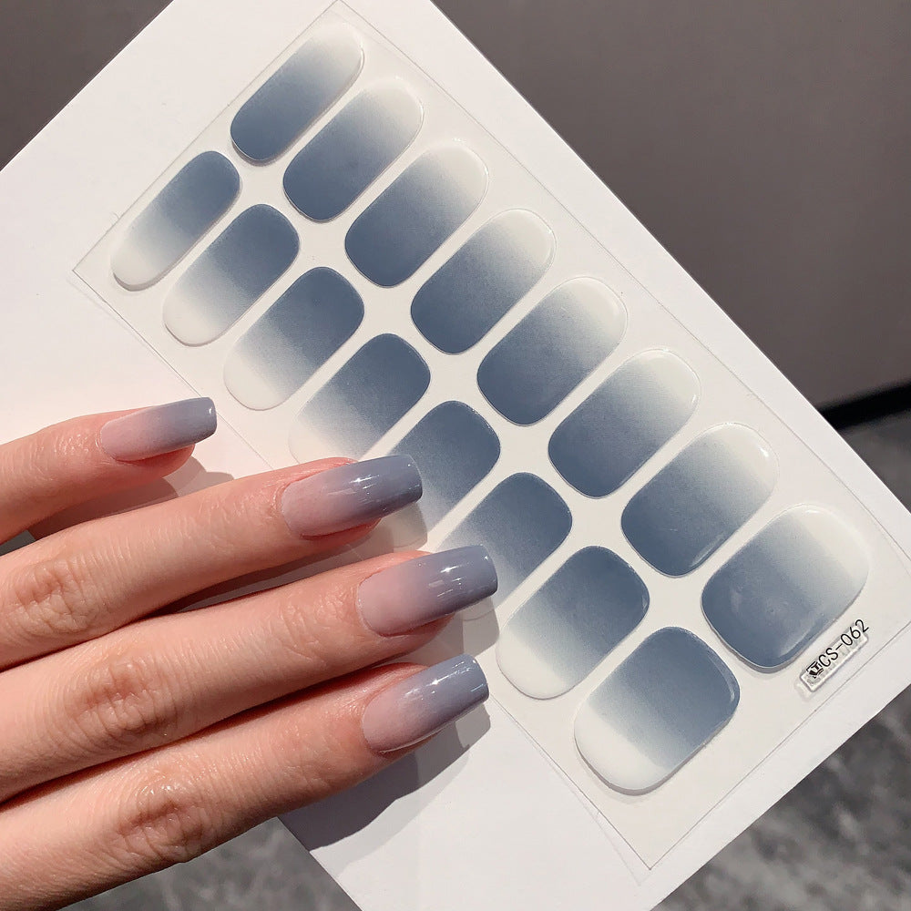 Gradient Color Nail Sticker Spring And Summer Comely Finger