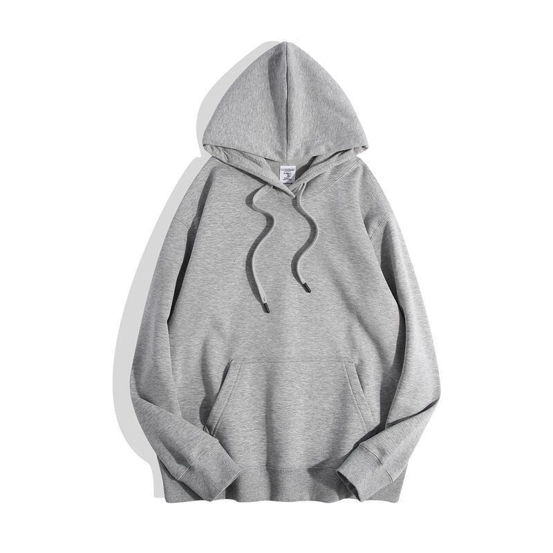 Ultra-soft Silver Fox Fleece-lined Thickened And Insulated Hooded Sweatshirt
