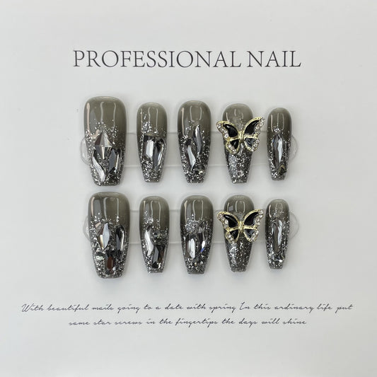 Hand-worn Armor White Gun Color Nail Shaped Piece