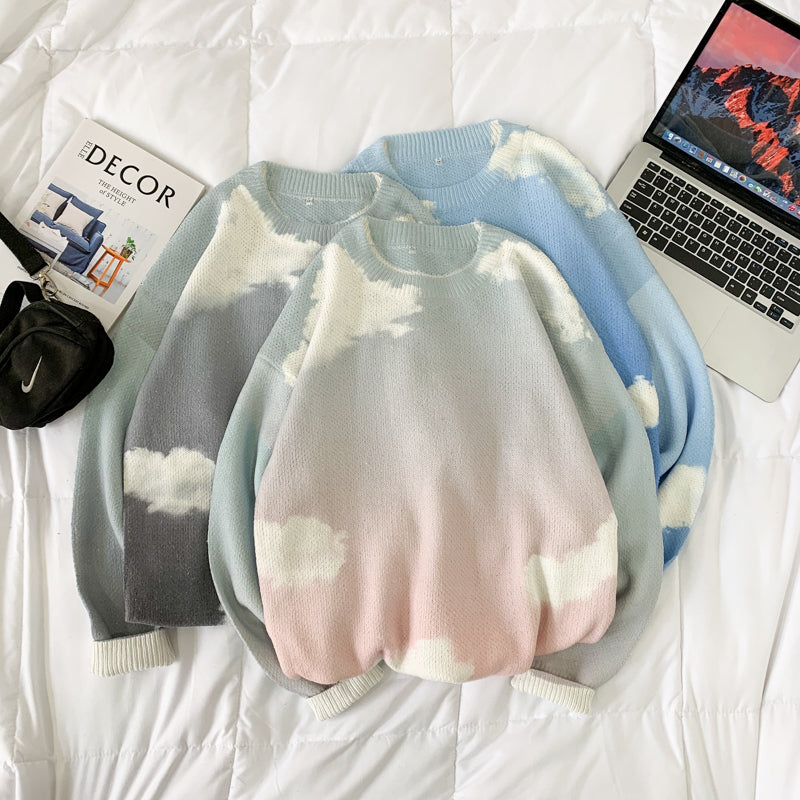 Autumn And Winter Casual Couple's Knitted Sweater Top