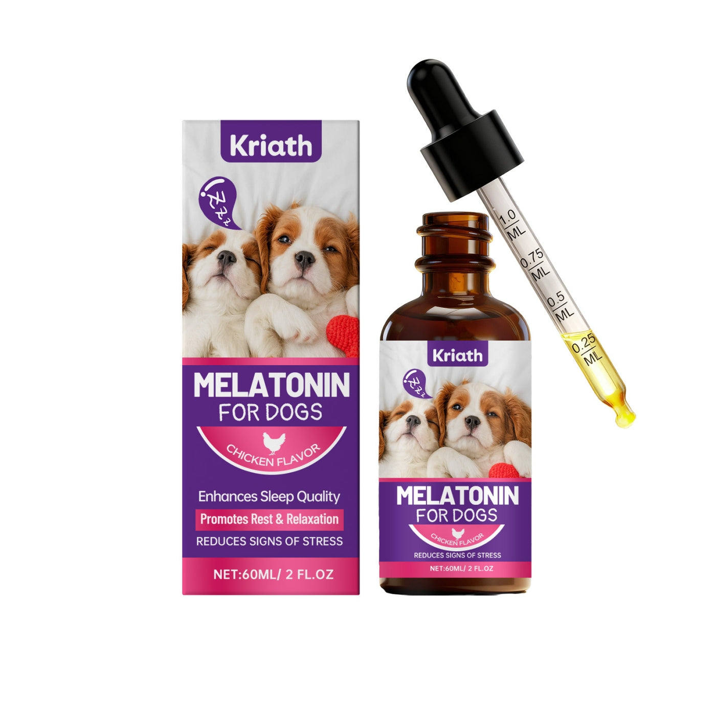 Dog Soothing Melatonin Drops