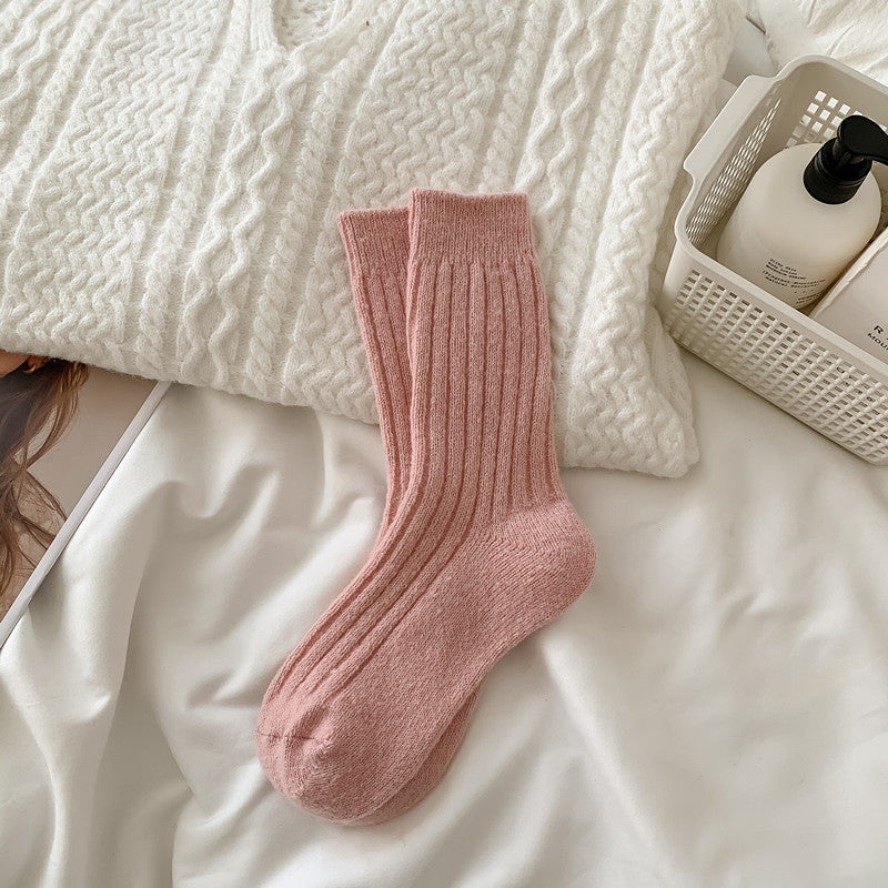 Women's Warm Wool Socks Fleece-lined