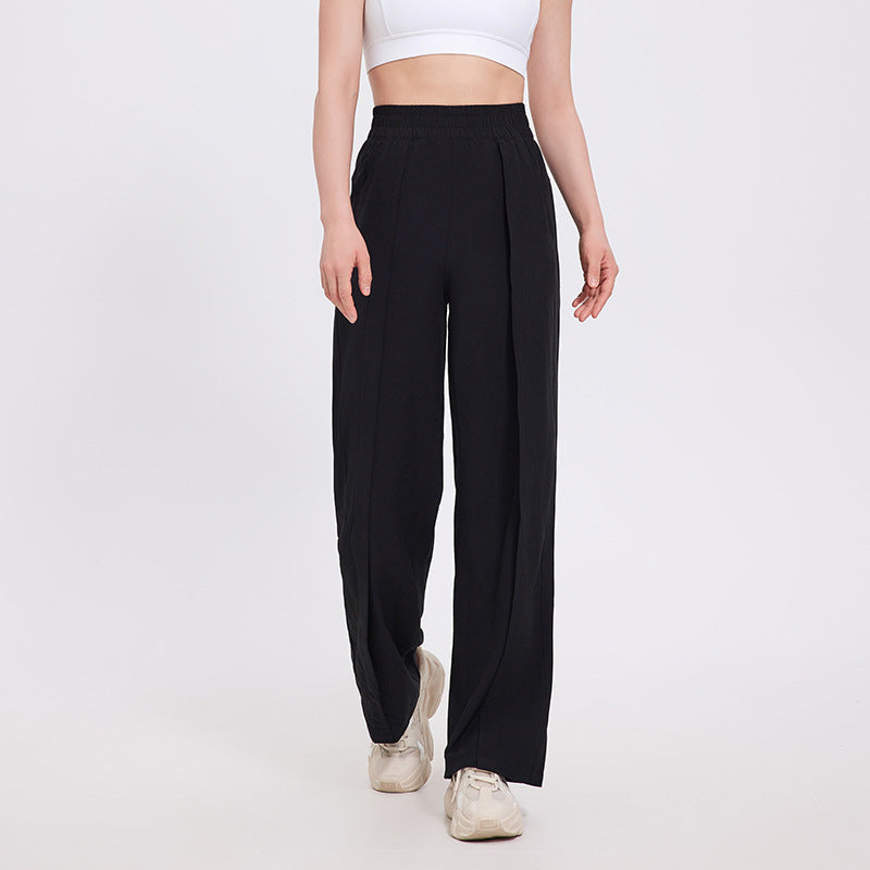 Straight Loose Sports Women's Wide-leg Pants Fitness