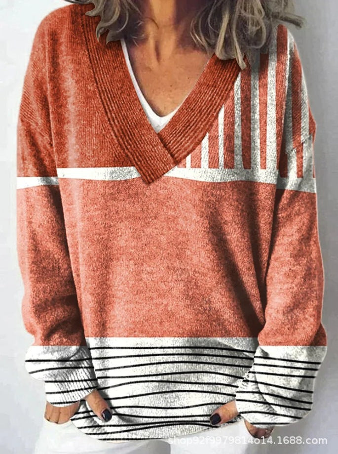 Animal Pattern Printed Casual Women's Sweater 3D