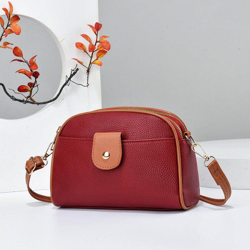 Women's One Shoulder Crossbody Texture Exquisite And Practical Stylish Bag