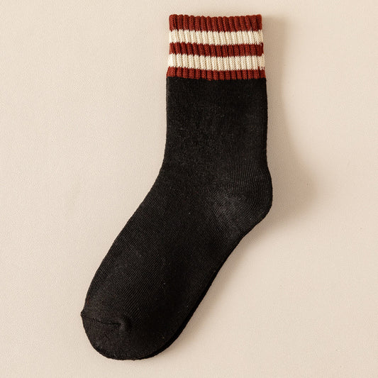 Women's New Cotton Breathable Sweat Absorbing Long Socks
