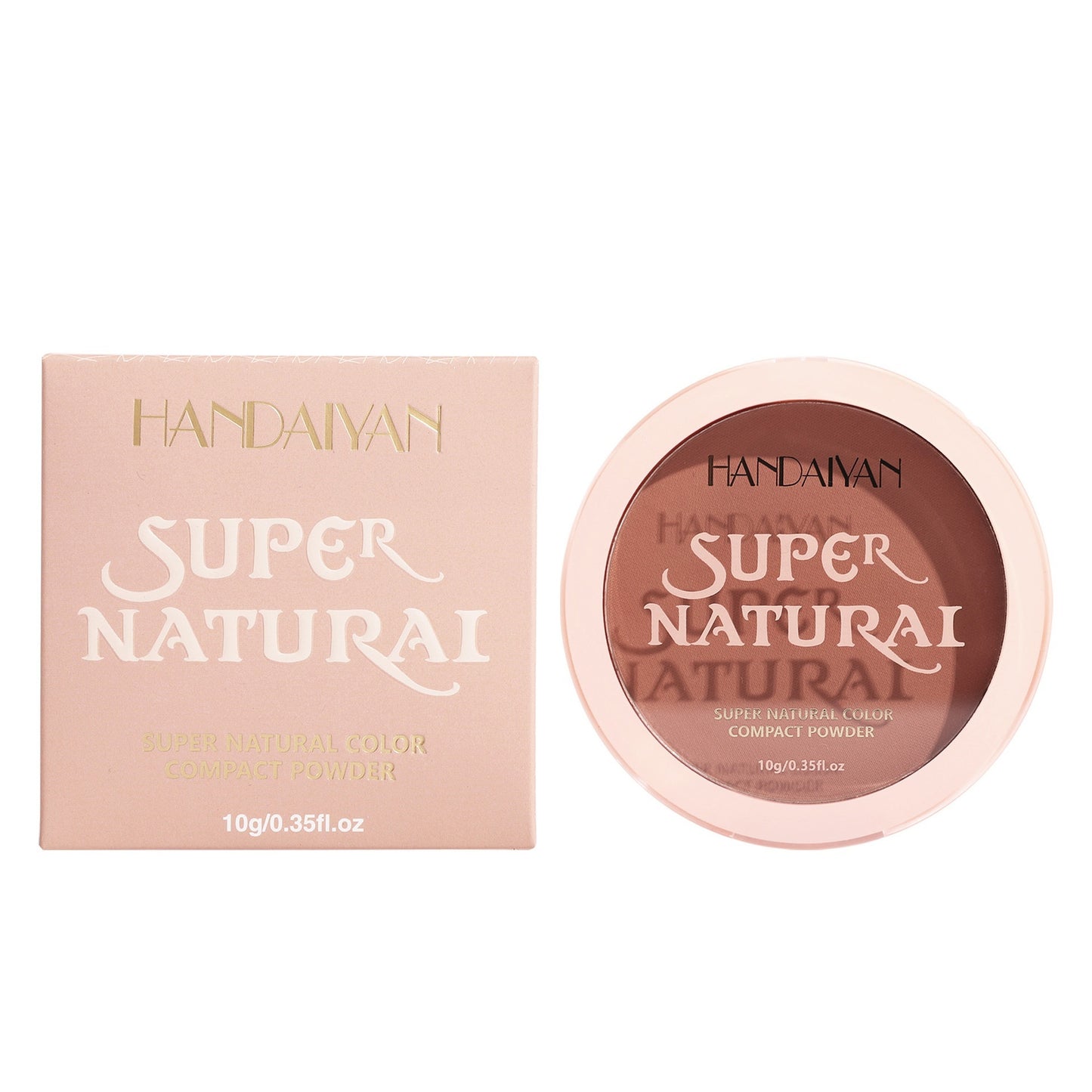 Natural Multi Colored Long Lasting Smudge Proof Pressed Powder