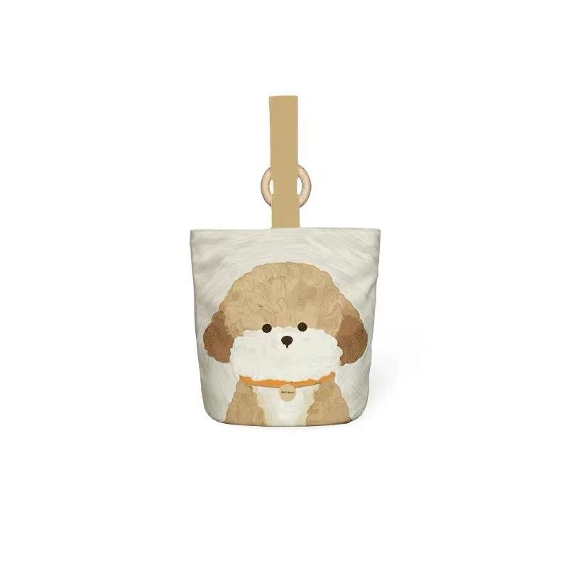 Bucket Bento Canvas Handbag Bucket Portable