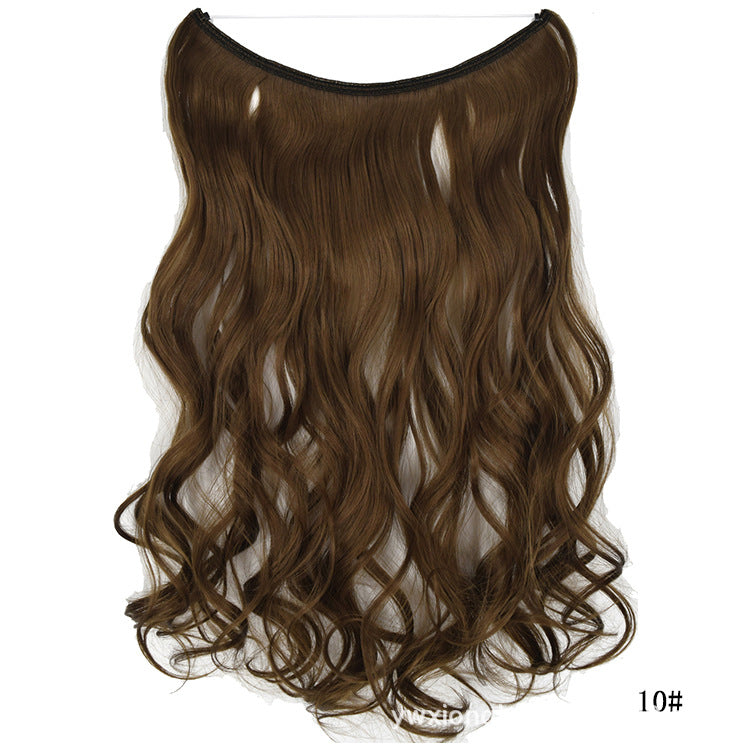Women's One-piece Seamless Hair Extension Wig Set