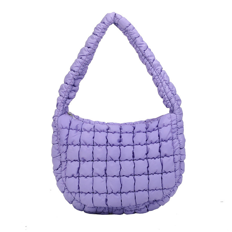 New Korean Ins Style Fashion Pleated Cloud Soft Bag