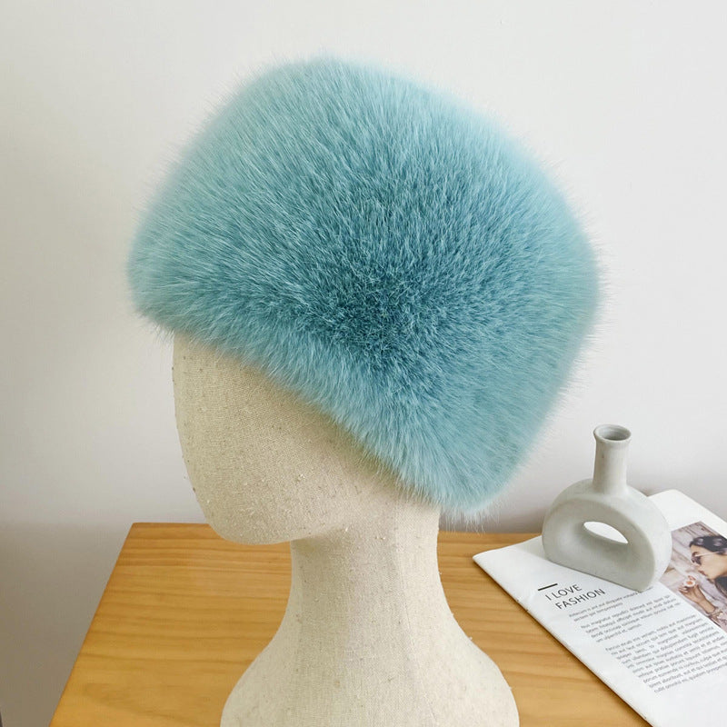 Furry Warm Ear Protection Hat Winter Women's Fishing Hat