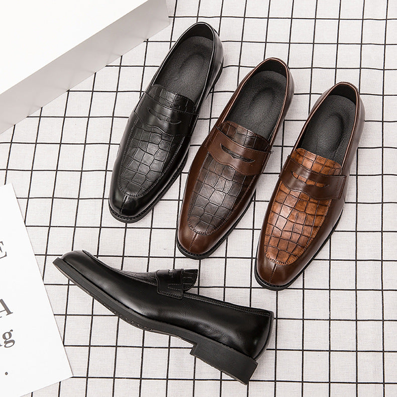 Fashion Pointed Toe Trend British Men's Wedding Shoes
