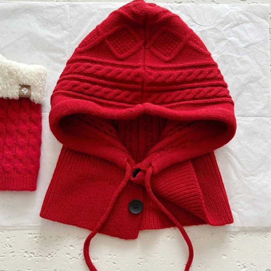 Female Casual Woolen Yarn Knitted Hat