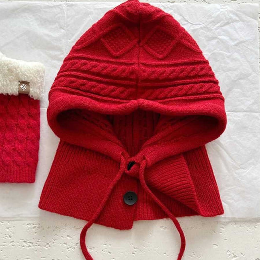 Female Casual Woolen Yarn Knitted Hat