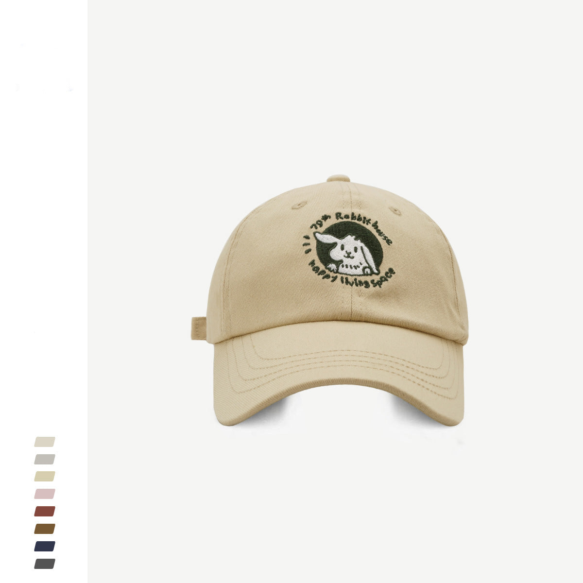 Hat Female Sweet Cute Rabbit Embroidered Baseball Cap