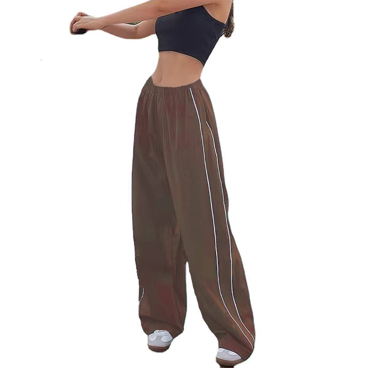 New Stylish Casual Wide-leg Pants With Drawstrings On Both Sides